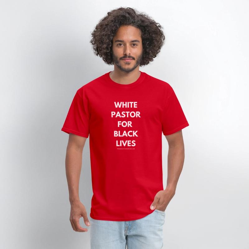 white pastor for Black lives white print