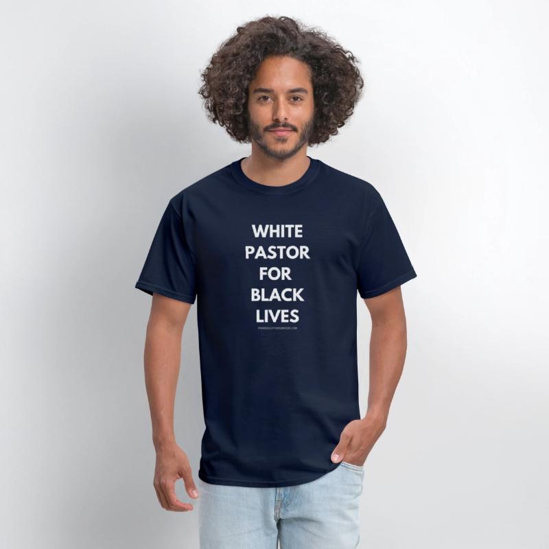 white pastor for Black lives white print