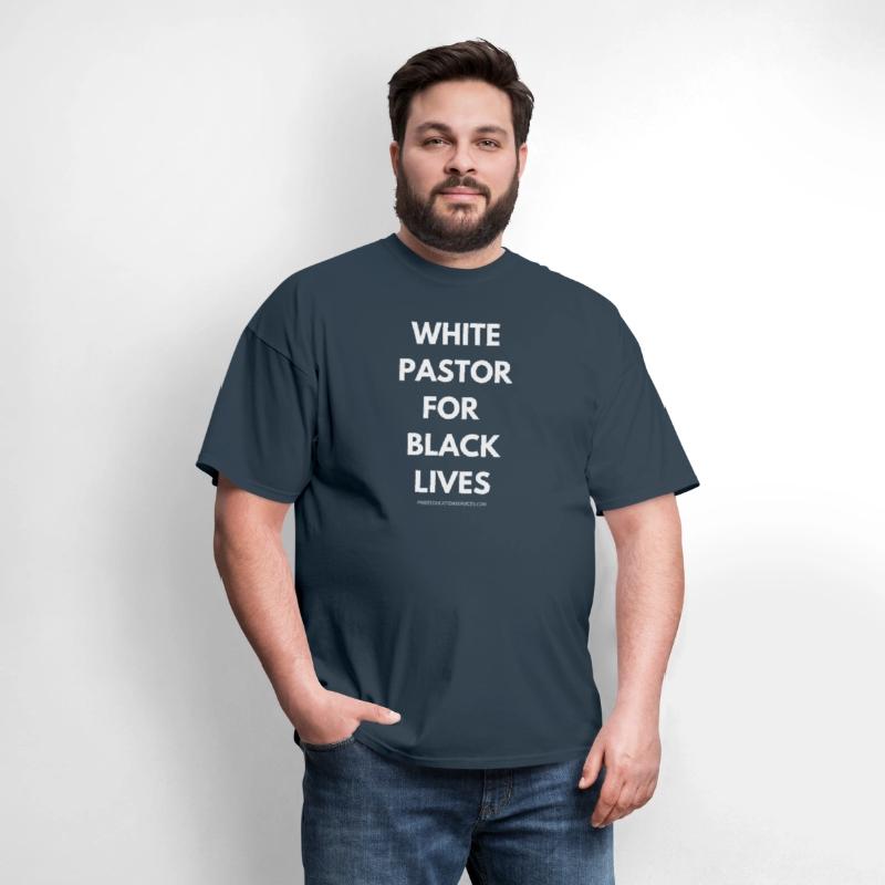 white pastor for Black lives white print