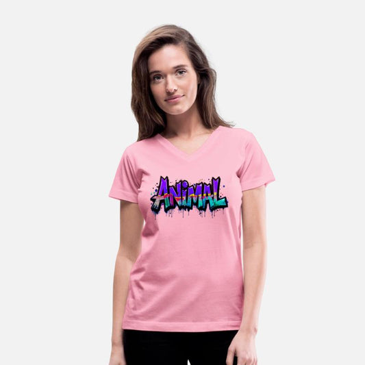 Wild Animal Graffiti Urban Jungle Street wear Tee