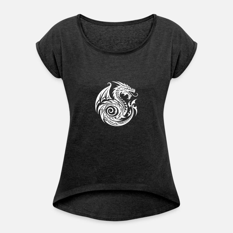 Wild Tribal Tattoo Dragon With Wings