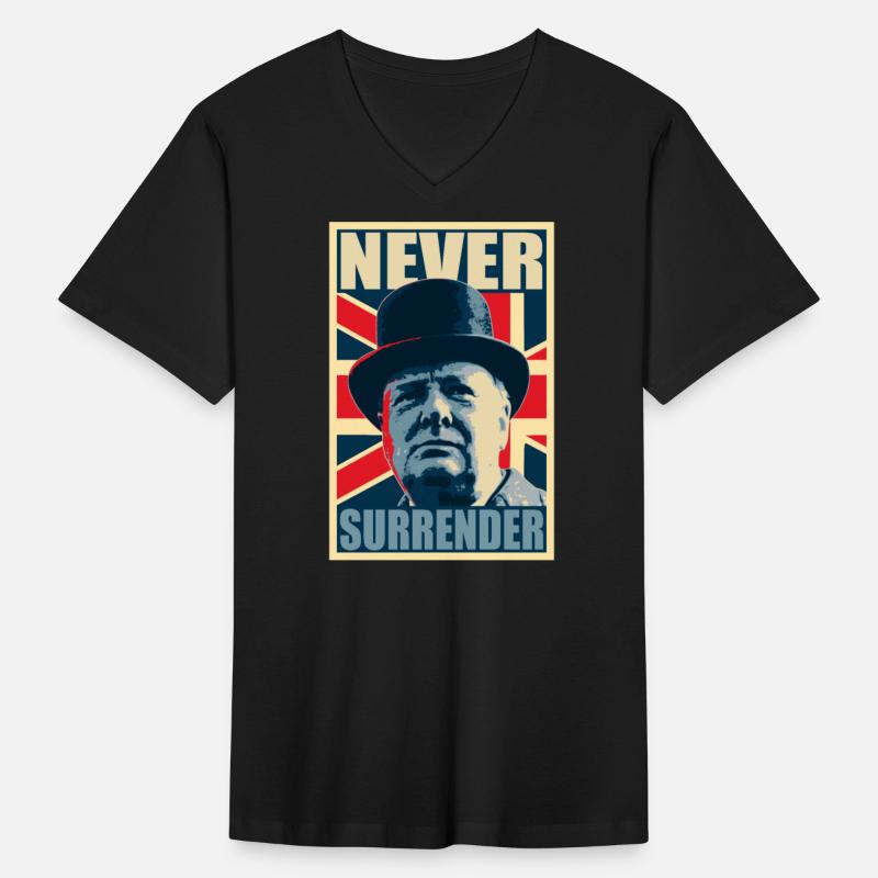 Winston Churchill Never Surrender Propaganda