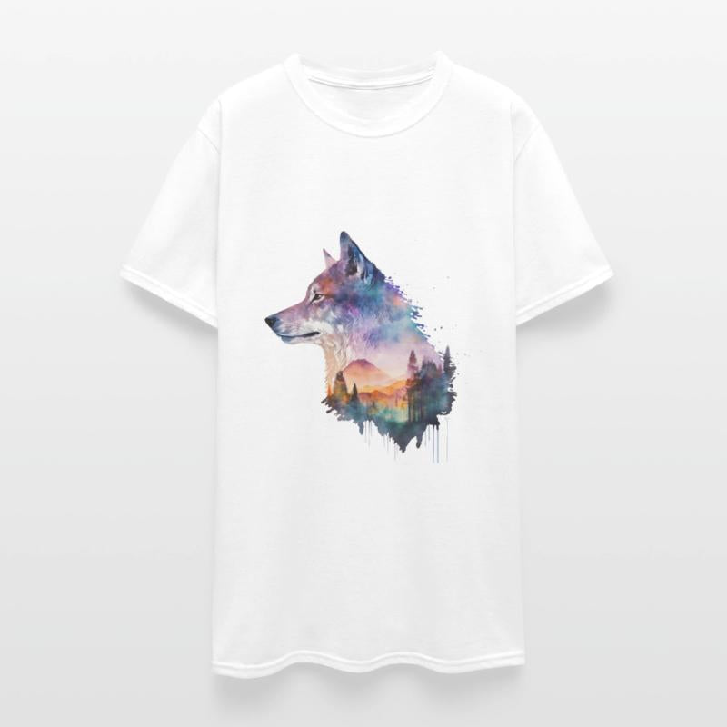 Wolf Print, Cosmic Wolves, Animal Print, Cosmos