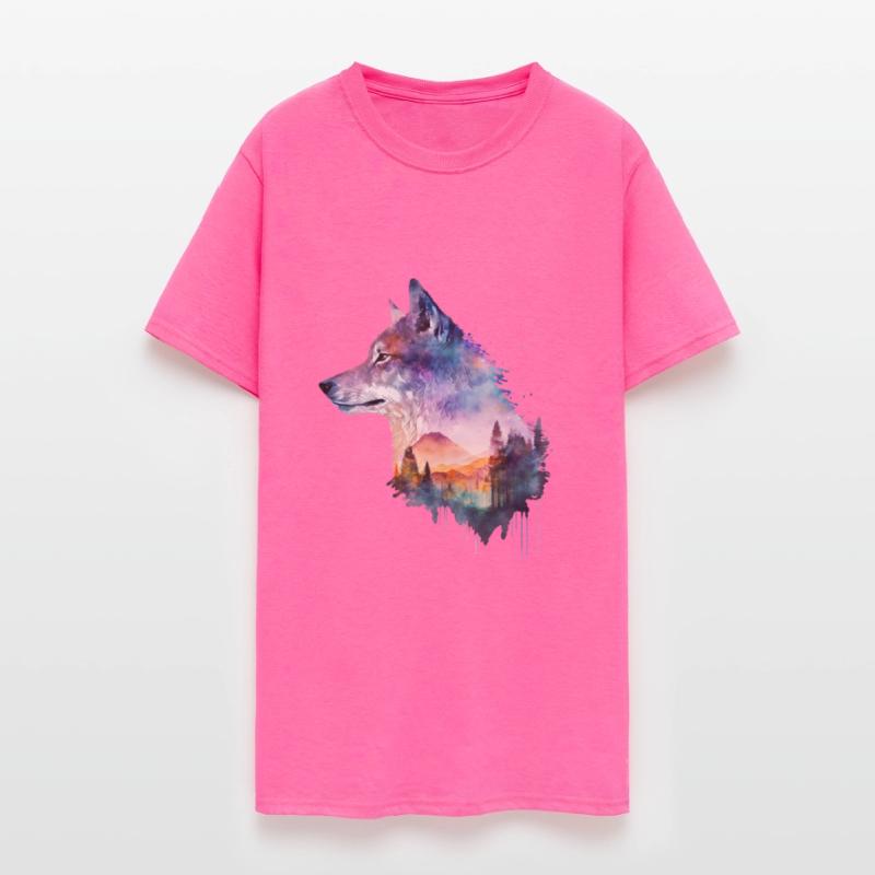 Wolf Print, Cosmic Wolves, Animal Print, Cosmos