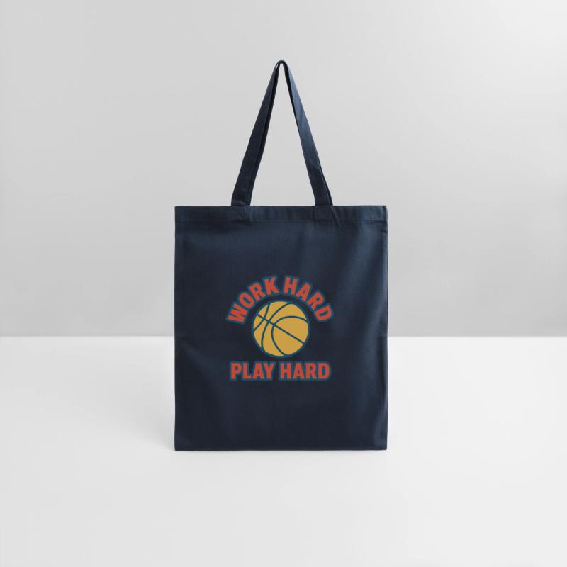 Work Hard Play Hard Basketball Motivational Design
