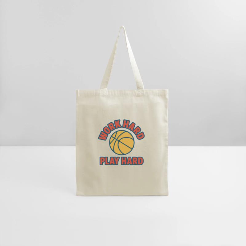 Work Hard Play Hard Basketball Motivational Design