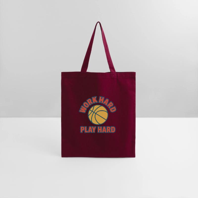 Work Hard Play Hard Basketball Motivational Design