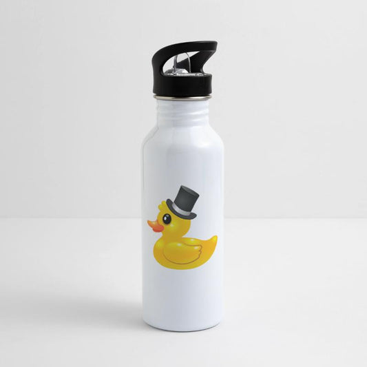 Yellow rubber Duck with topper - Like a sir