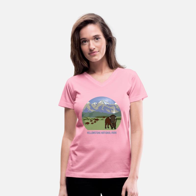 Yellowstone National Park Bison Mountain Classic