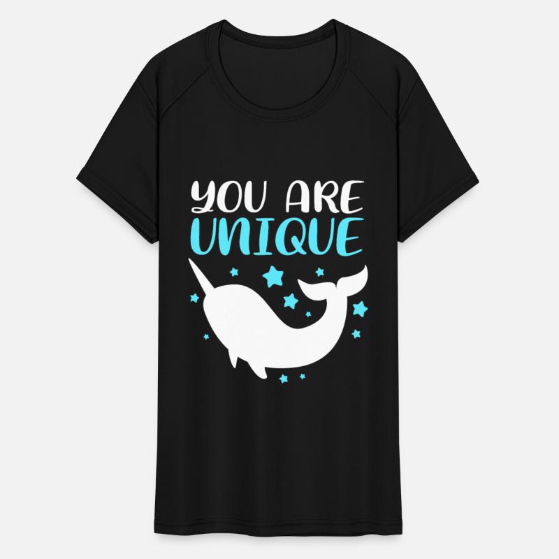 You Are Unique Ocean Animal Whale Narwhal