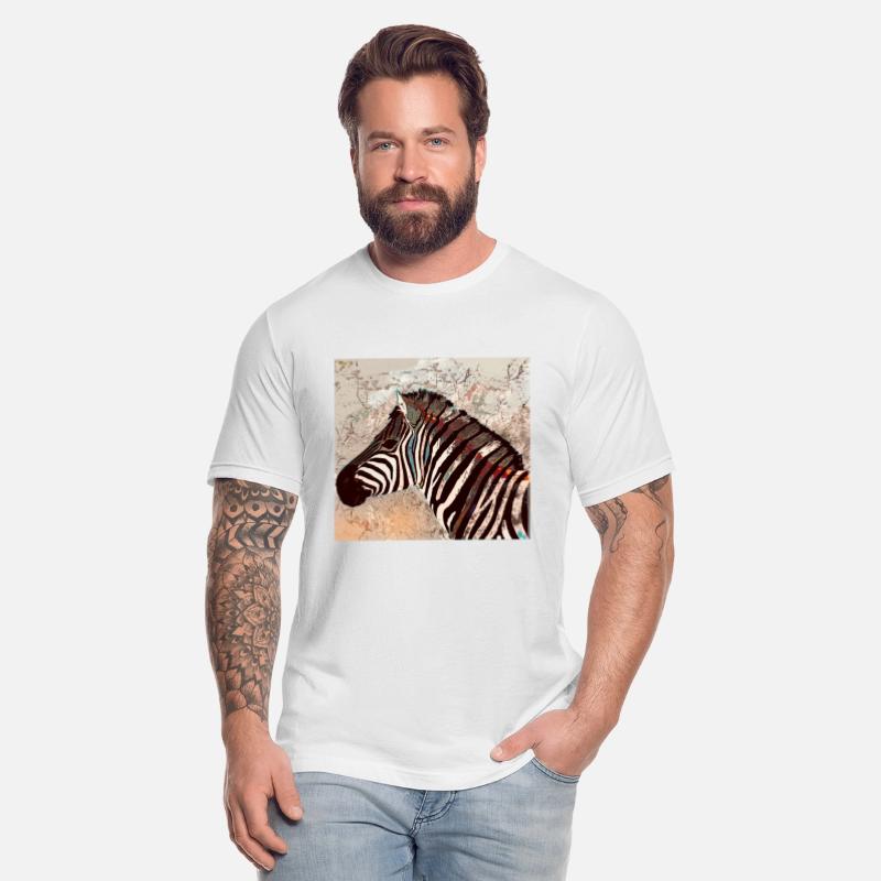 Zebra with neon colors